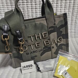 Marc Jacobs Green Utility Tote Bag